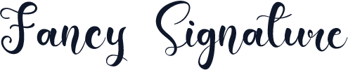 Fancy  Signature