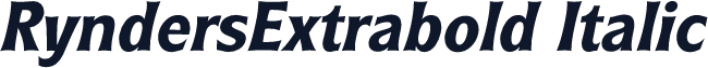 RyndersExtrabold Italic