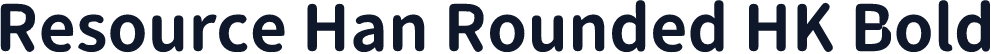 Resource Han Rounded HK Bold