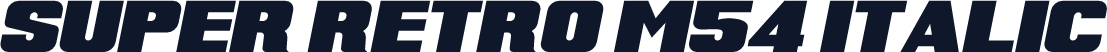 Super Retro M54 Italic