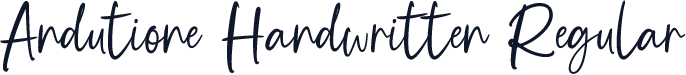 Andutione Handwritten Regular