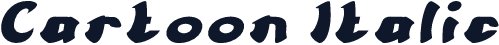 Cartoon Italic