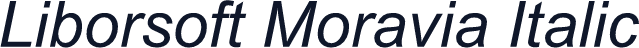 Liborsoft Moravia Italic