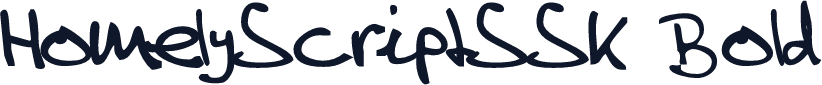 HomelyScriptSSK Bold