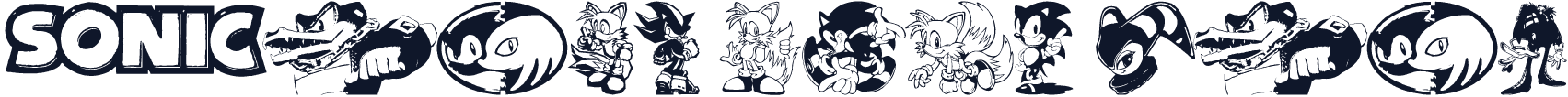 Sonic Mega Font
