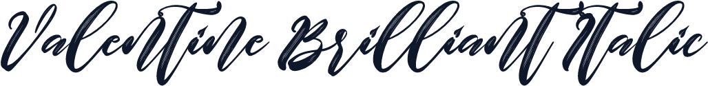 Valentine Brilliant Italic