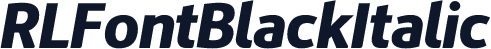 RLFontBlackItalic