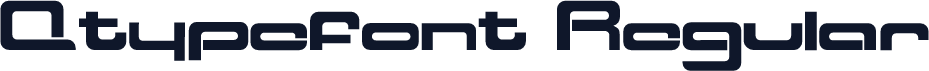 Qtypefont Regular