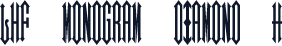 LHF Monogram Diamond 2