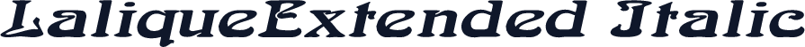 LaliqueExtended Italic