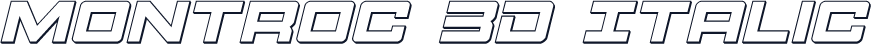 Montroc 3D Italic