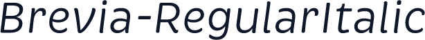 Brevia-RegularItalic