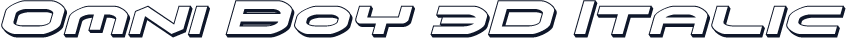 Omni Boy 3D Italic