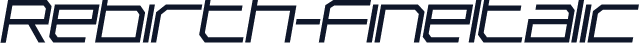 Rebirth-FineItalic