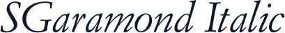 SGaramond Italic