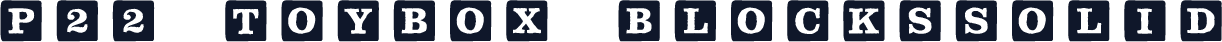 P22 ToyBox BlocksSolid
