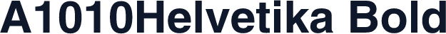 A1010Helvetika Bold