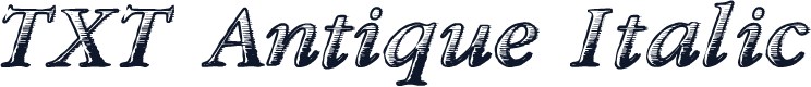 TXT Antique Italic