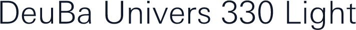 DeuBa Univers 330 Light