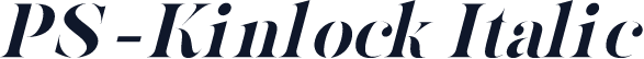 PS-Kinlock Italic