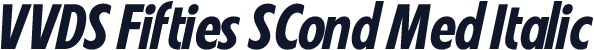VVDS Fifties SCond Med Italic