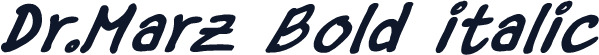 Dr.Marz Bold italic