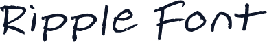 Ripple Font