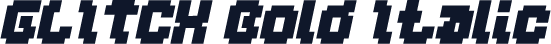 GLITCH Bold Italic