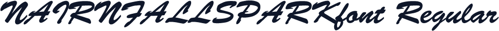 NAIRNFALLSPARKfont Regular