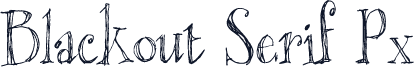 Blackout Serif Px