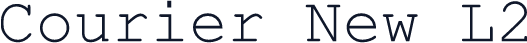 Courier New L2