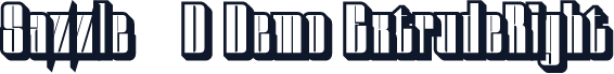 Sazzle 3D Demo ExtrudeRight