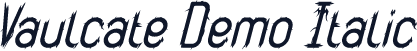 Vaulcate Demo Italic