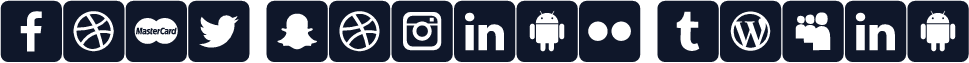 font social media