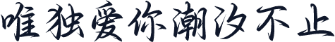唯独爱你潮汐不止