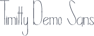 Timitty Demo Sans