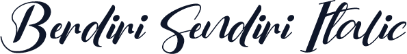 Berdiri Sendiri Italic