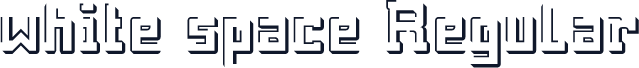 white space Regular