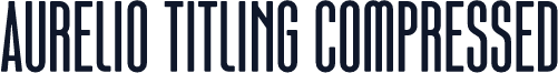 Aurelio Titling Compressed