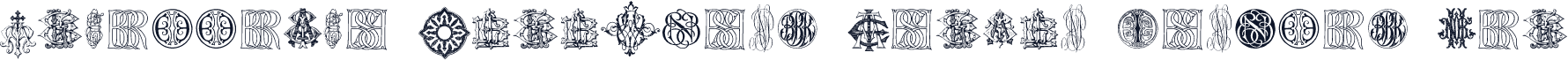 Intellecta Monograms Random Samples Ten