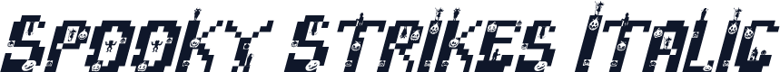 Spooky Strikes Italic