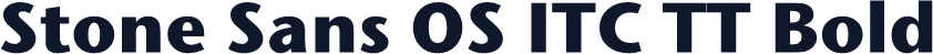 Stone Sans OS ITC TT Bold