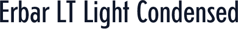 Erbar LT Light Condensed