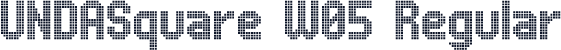 UNDASquare W05 Regular