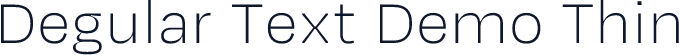 Degular Text Demo Thin