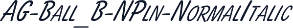 AG-Ball_B-NPln-NormalItalic