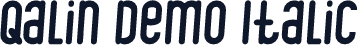 Qalin Demo Italic
