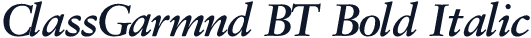 ClassGarmnd BT Bold Italic