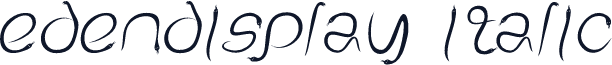 EdenDisplay Italic