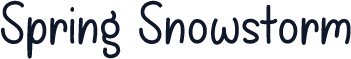 Spring Snowstorm